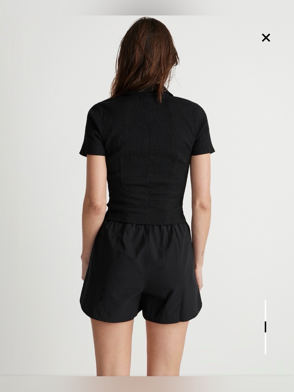 Madewell Olive Green Short Sleeve Button-Down Top - Picture 10 of 10